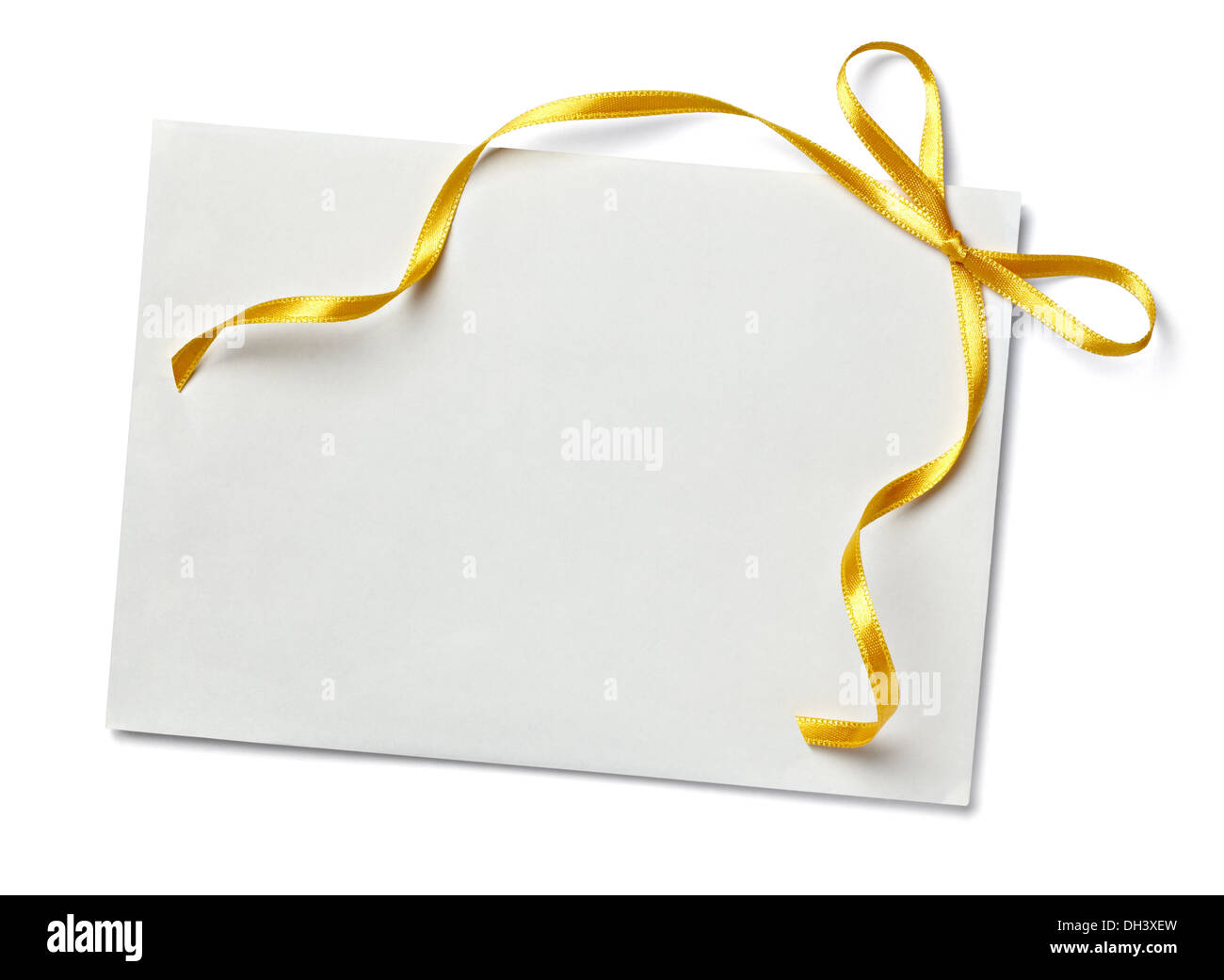 Note With Ribbok note with ribbon Stock Photo - Alamy