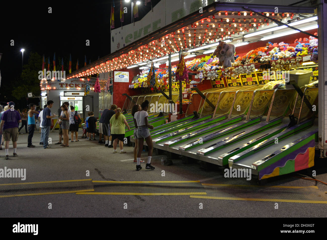 carnival at night Stock Photo
