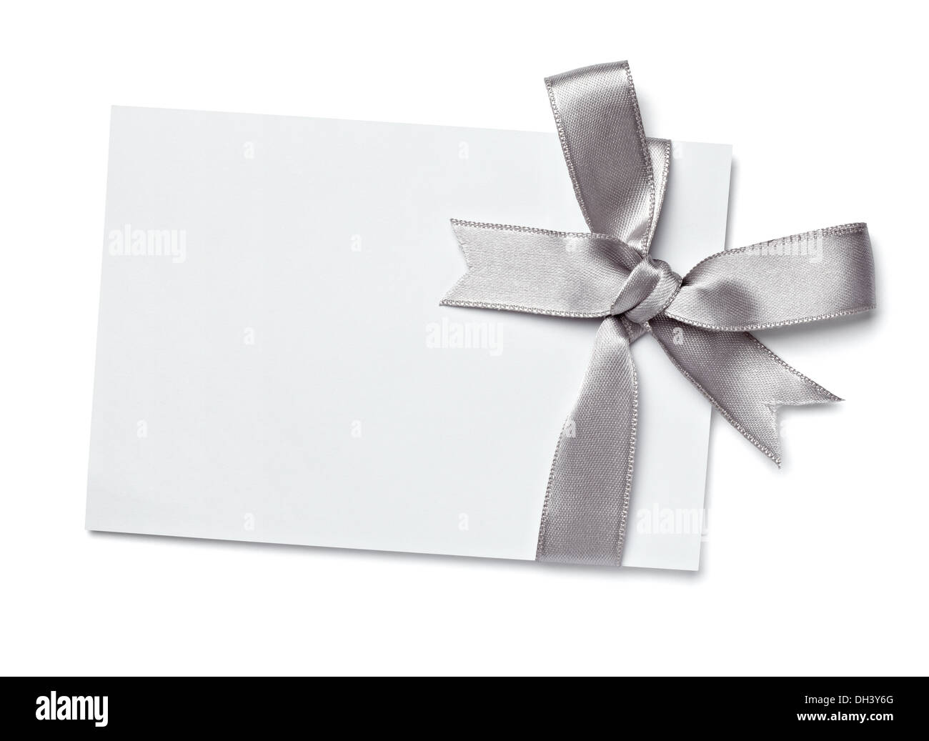 Ribbon banner silver Cut Out Stock Images & Pictures - Alamy