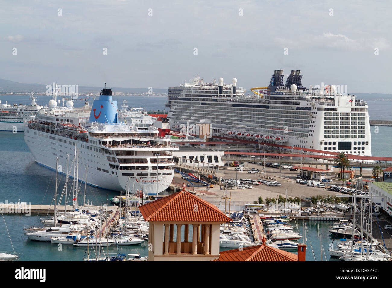 cruise port at palma de mallorca