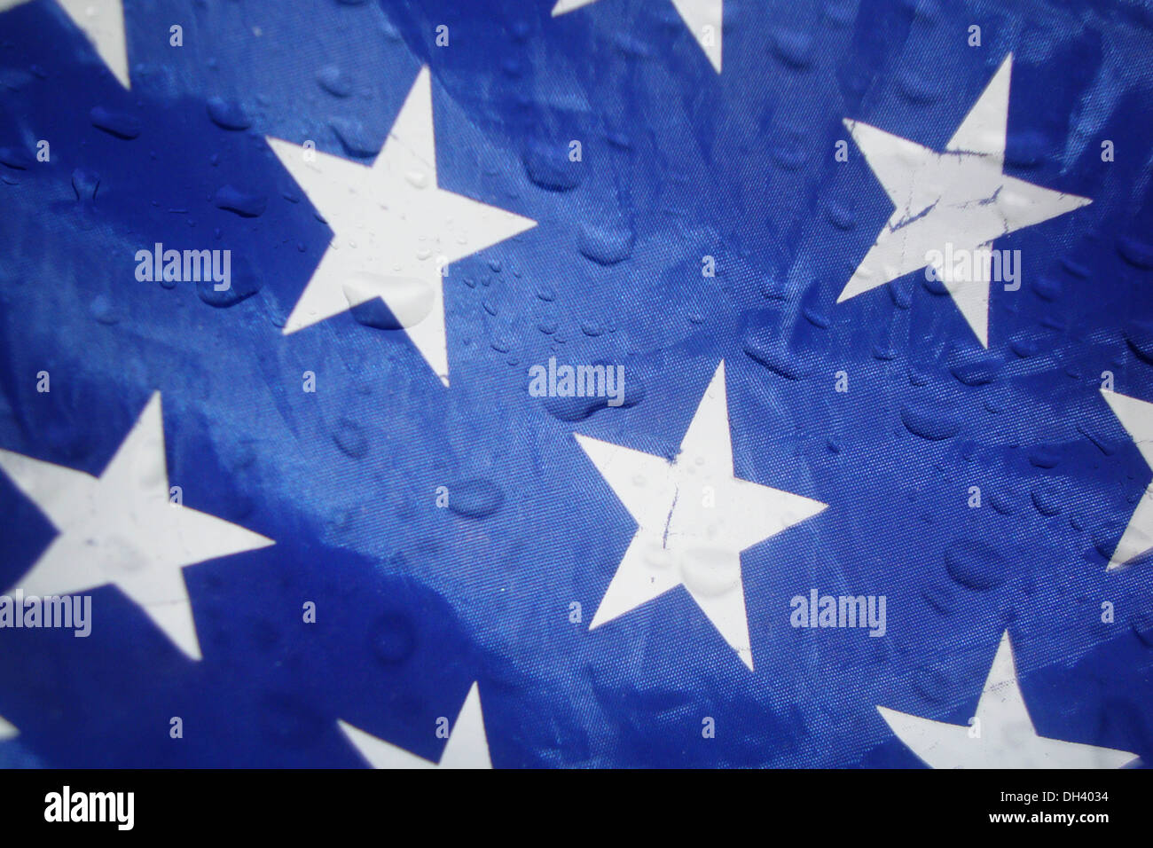 Wet weathered American Flag Stock Photo Alamy