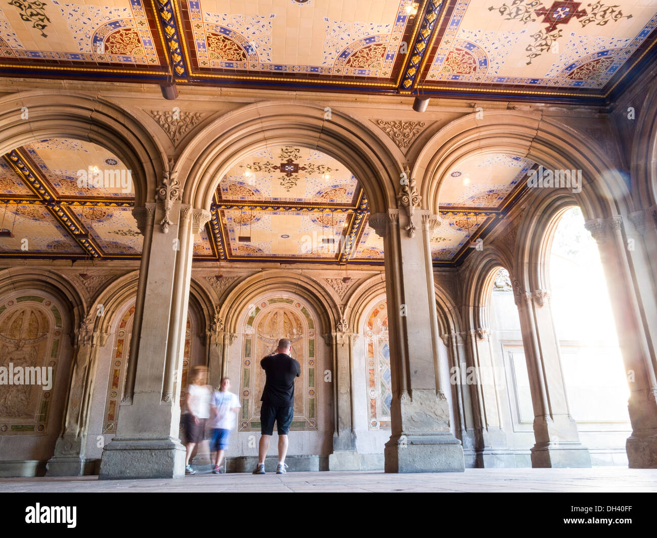 Bethesda Terrace Arcade, an architectural marvel in Central Park