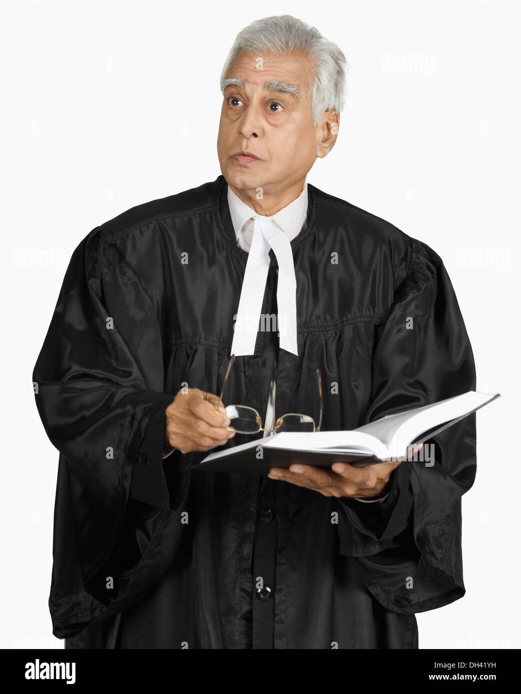 Male lawyer holding a book Stock Photo Alamy