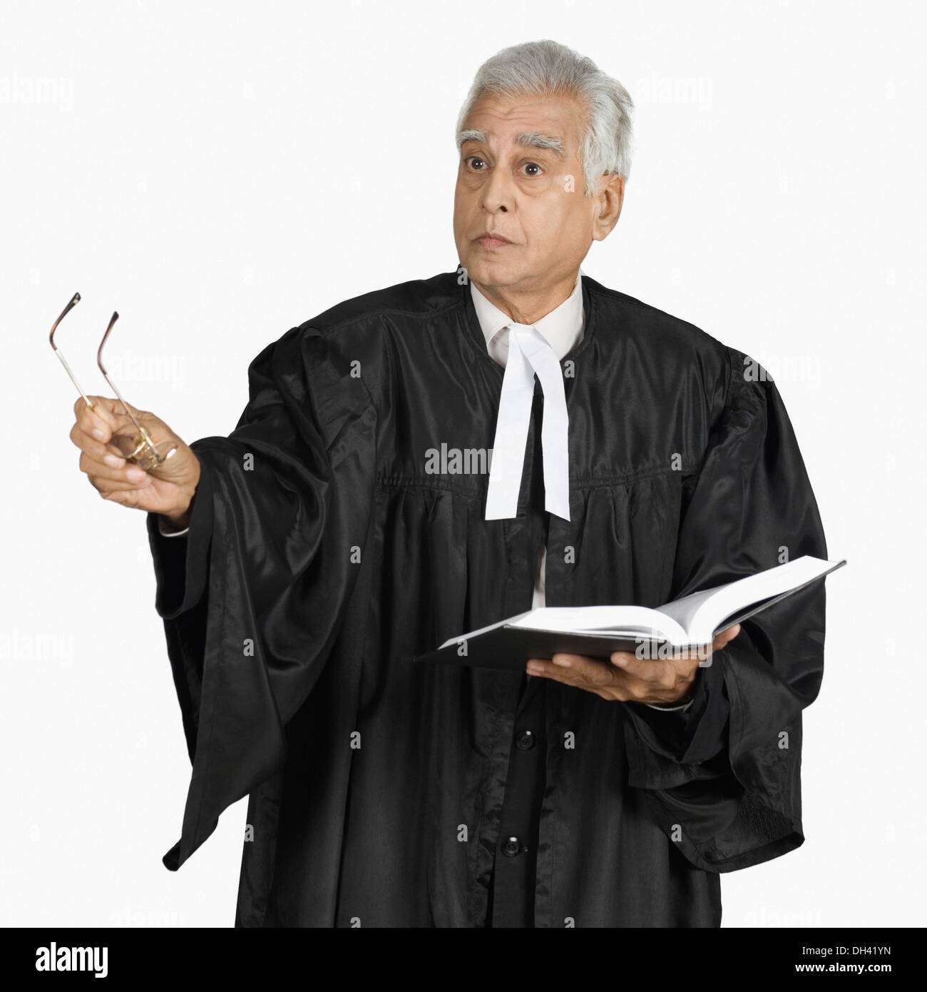Male lawyer holding a book Stock Photo Alamy