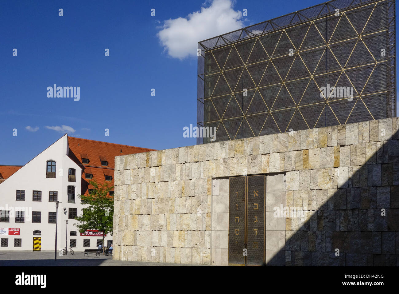 Synagoge und jüdisches Museum in München Stock Photo