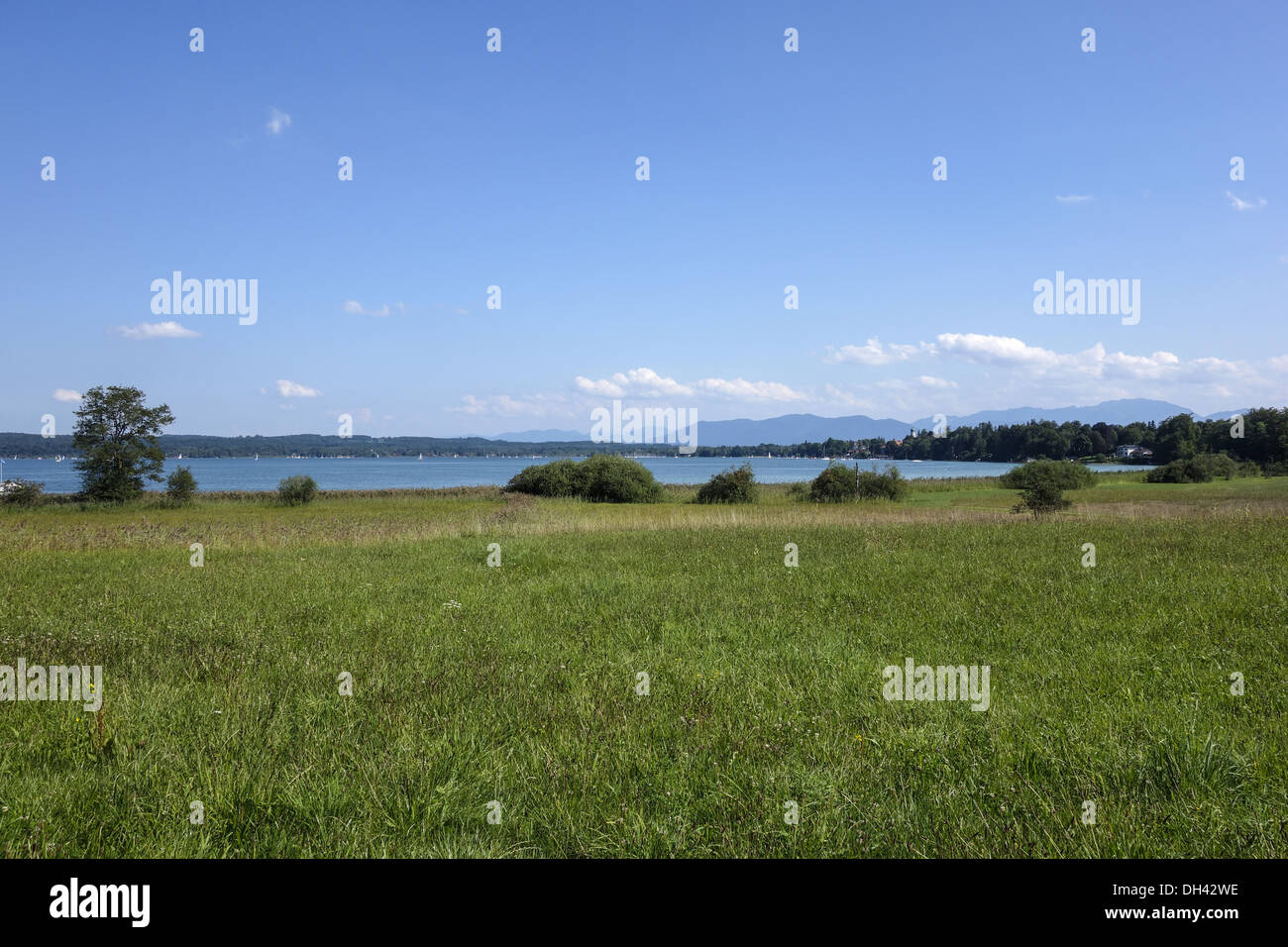 Seeshaupt am Starnberger See, Oberbayern, Bayern, Deutschland Stock Photo