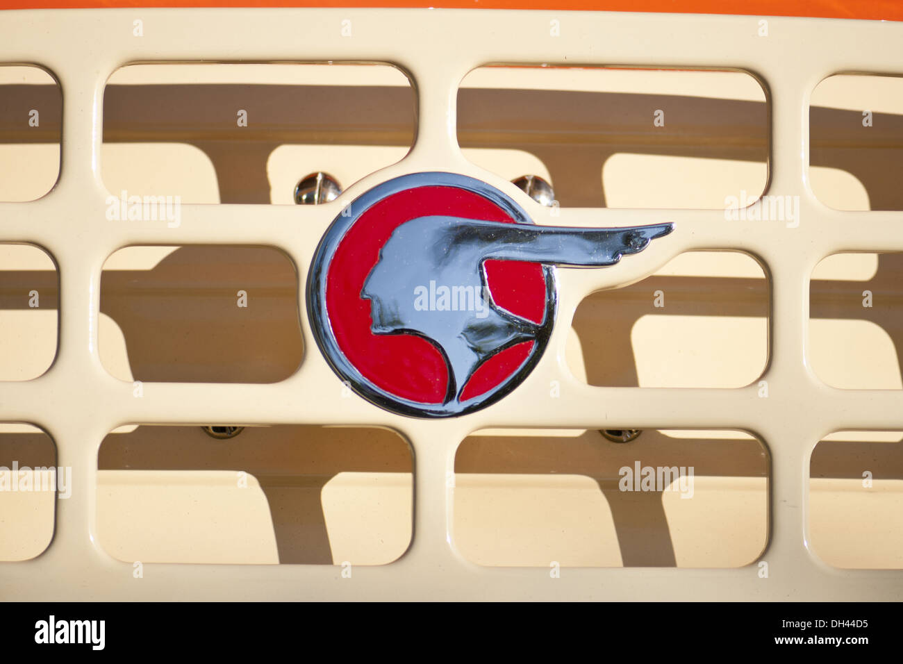 Antique Pontiac car symbol logo Stock Photo