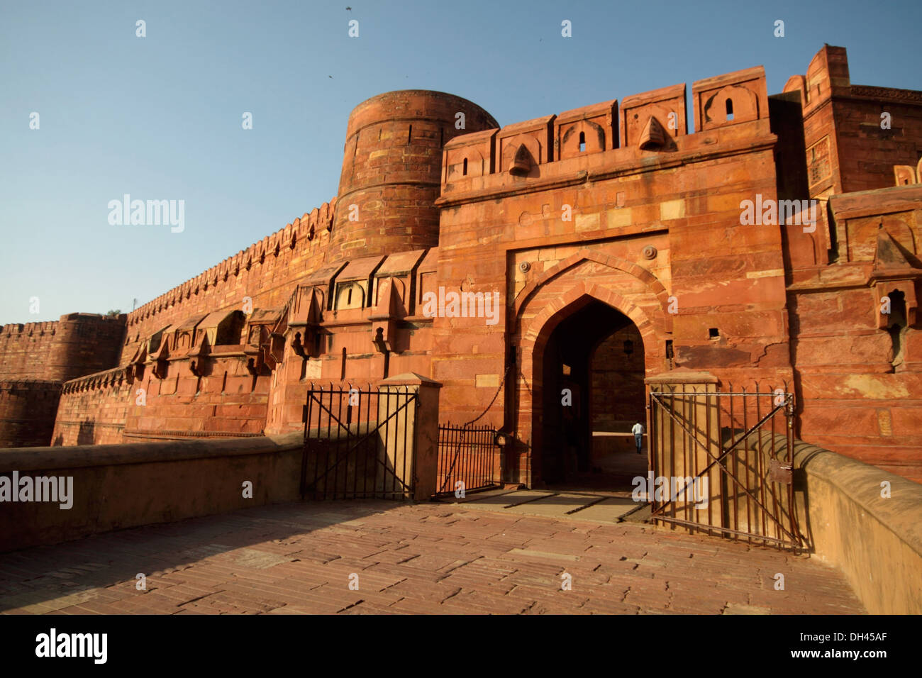 Amar Singh gate Agra fort Uttar Pradesh India Asia Stock Photo