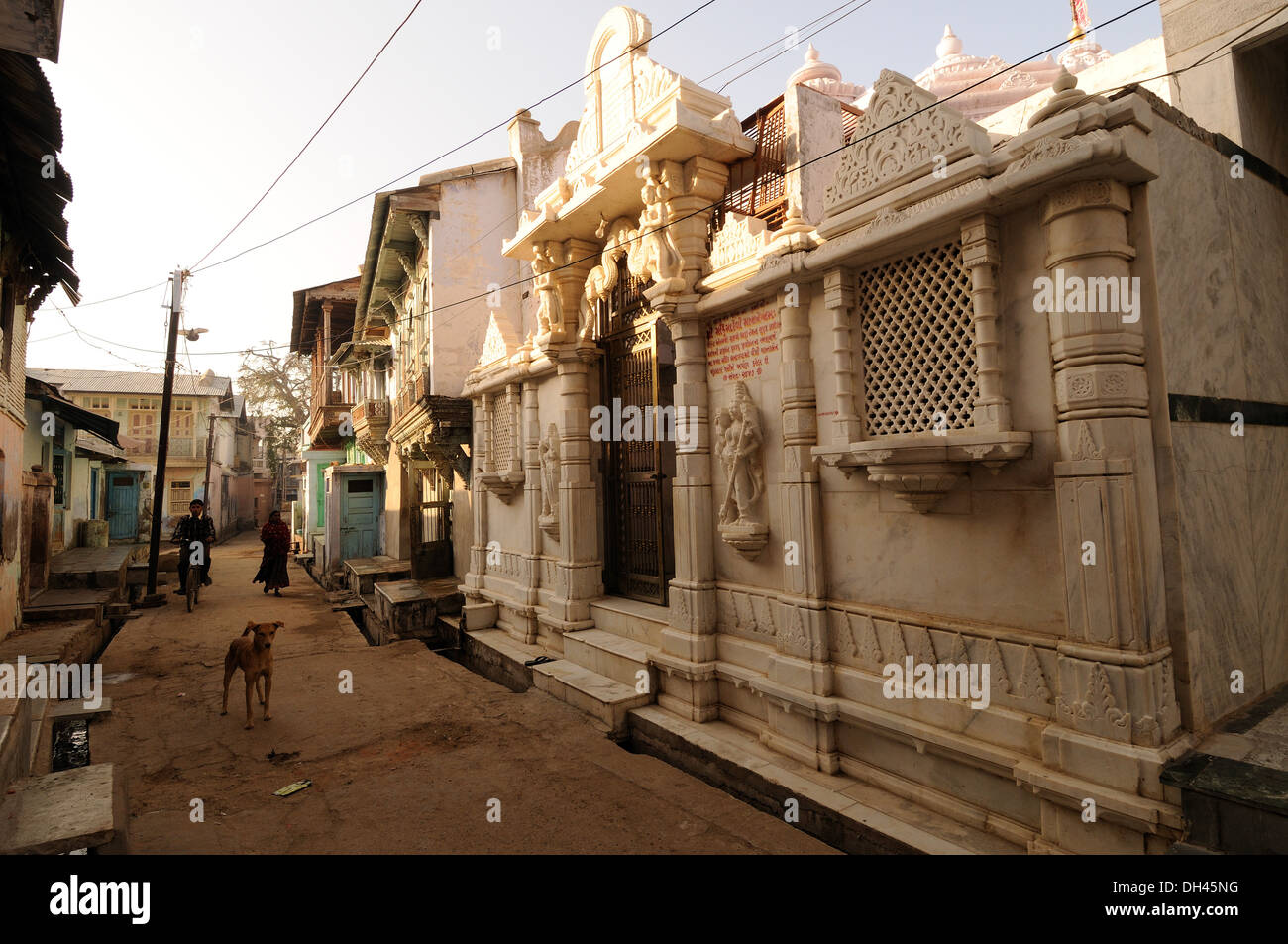 Village temple Gujarat India Stock Photo