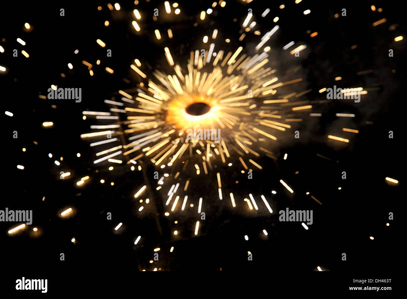 firecrackers Diwali festival at Mumbai Maharashtra India Stock Photo