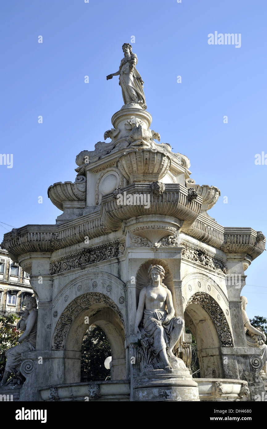 Flora Fountain at Fort Mumbai Maharashtra India Stock Photo Alamy