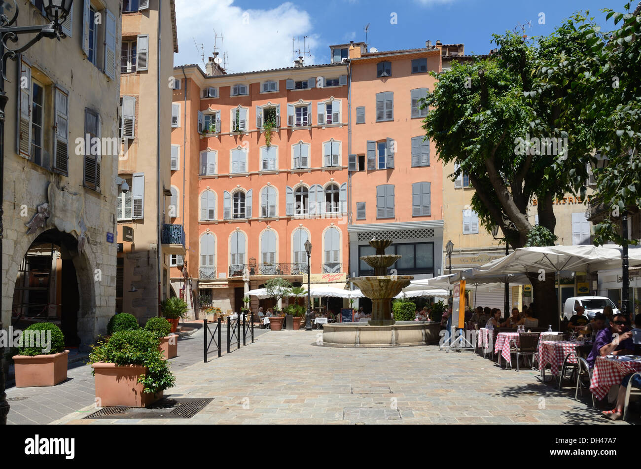 Place aux Aires Town Square Grasse Alpes-Maritimes France Stock Photo -  Alamy
