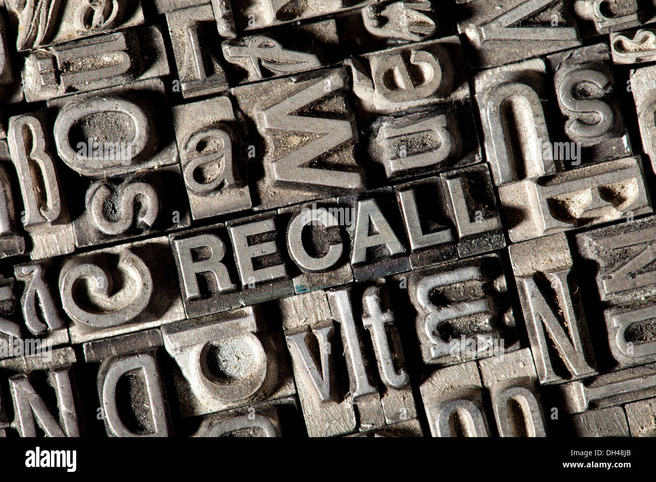 Recall word hi-res stock photography and images - Alamy