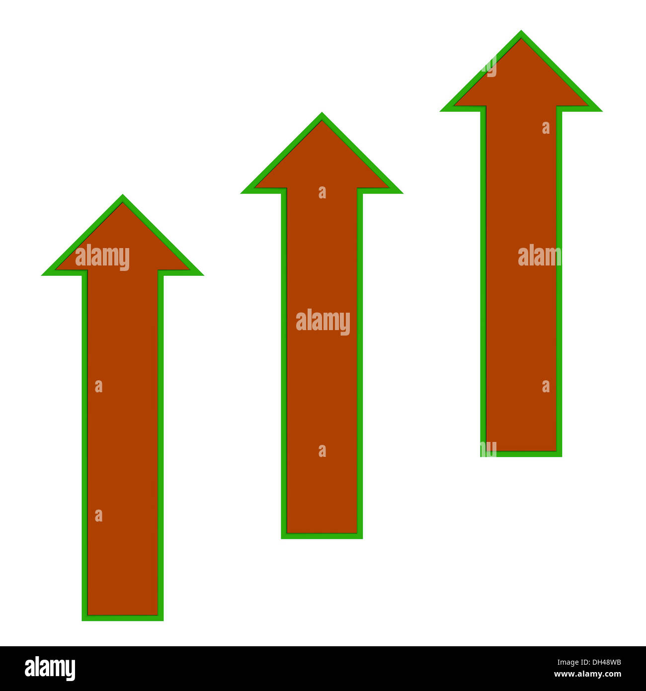 Arrows isolated on white background Stock Photo - Alamy