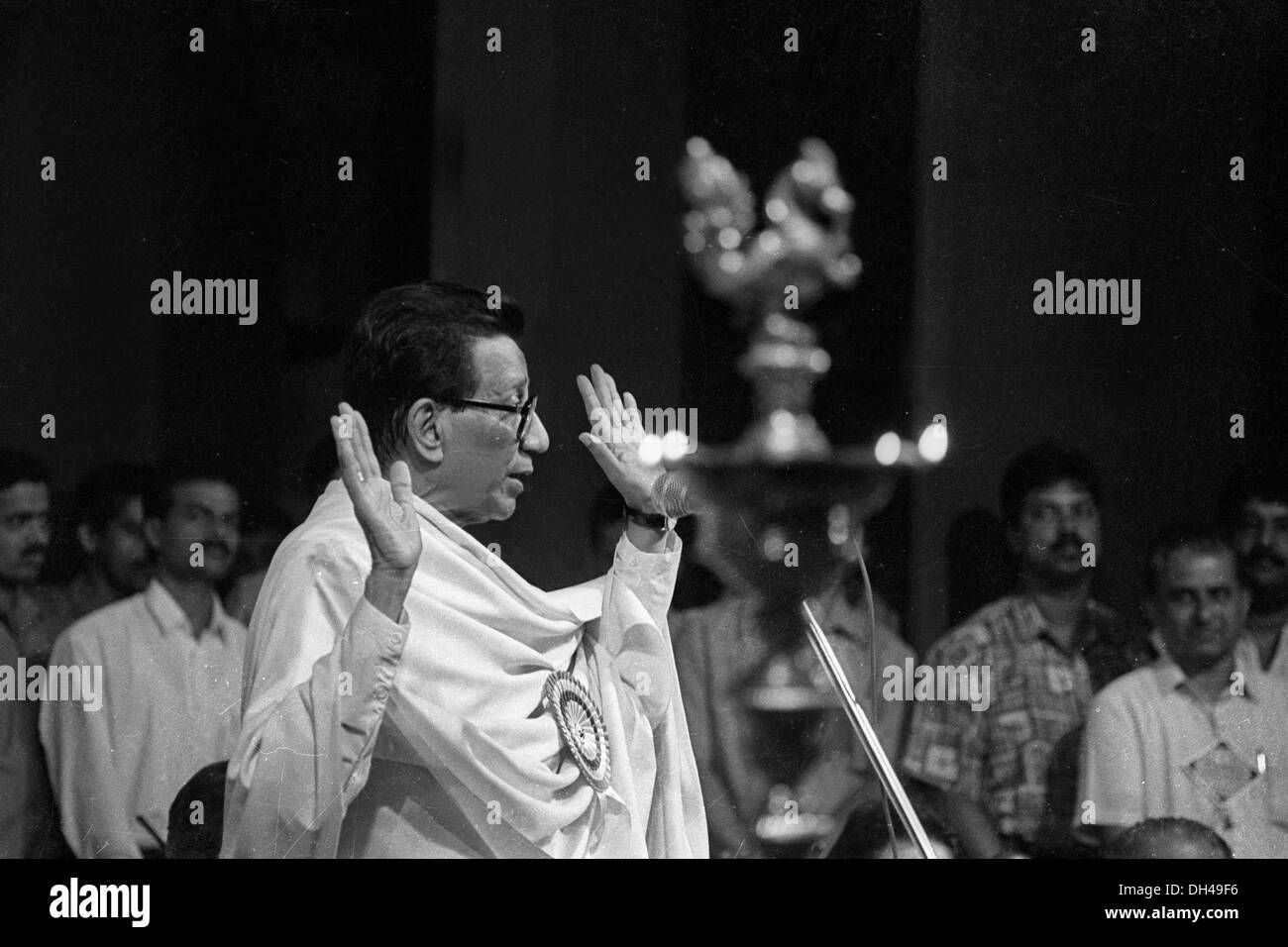 Bal Thackeray , Indian politician , Bal Keshav Thackeray ,  Indian politician , founder of the Shiv Sena, bombay , mumbai , maharashtra , india , asia Stock Photo