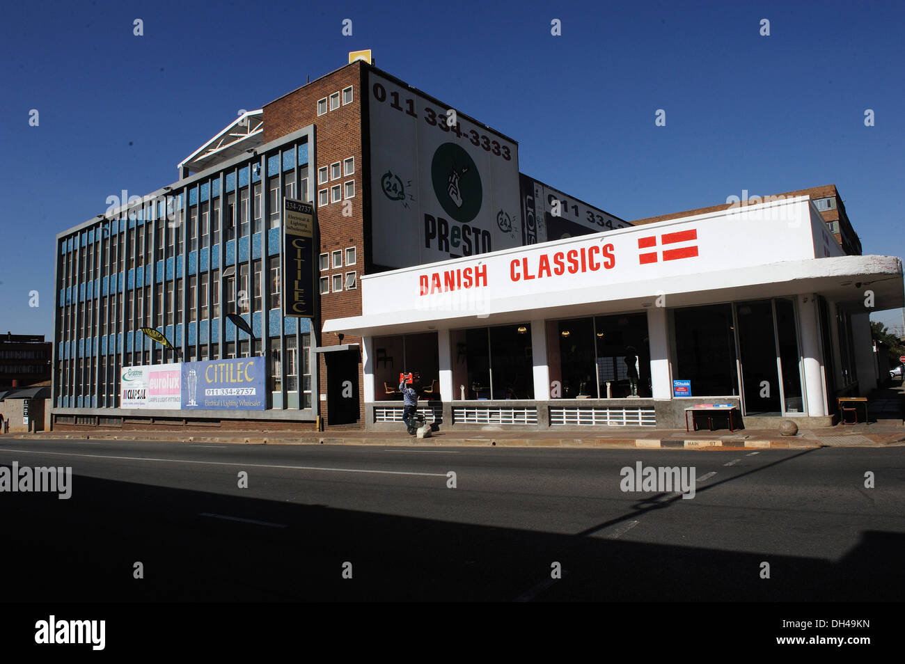 danish classics building Johannesburg south africa Stock Photo