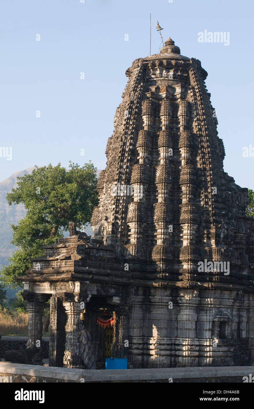 Amruteshwar temple Bhandardara Shendi Maharashtra India Asia Dec 2011 Stock Photo