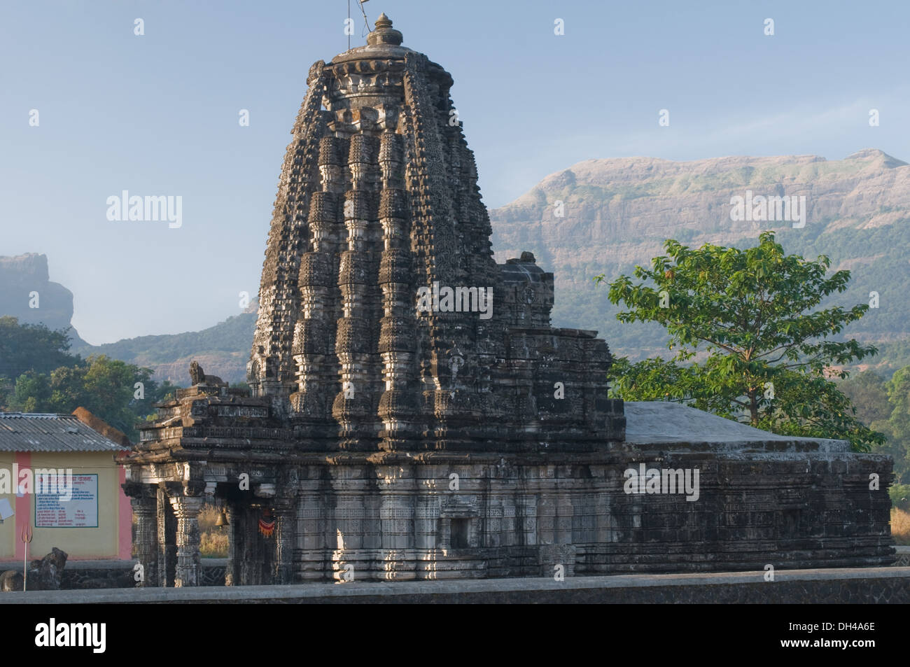 Amruteshwar temple Bhandardara Shendi Maharashtra India Asia Dec 2011 Stock Photo
