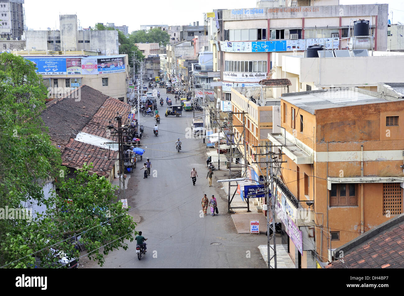 rajkot city gujarat india indian city asia asian cities Stock Photo - Alamy