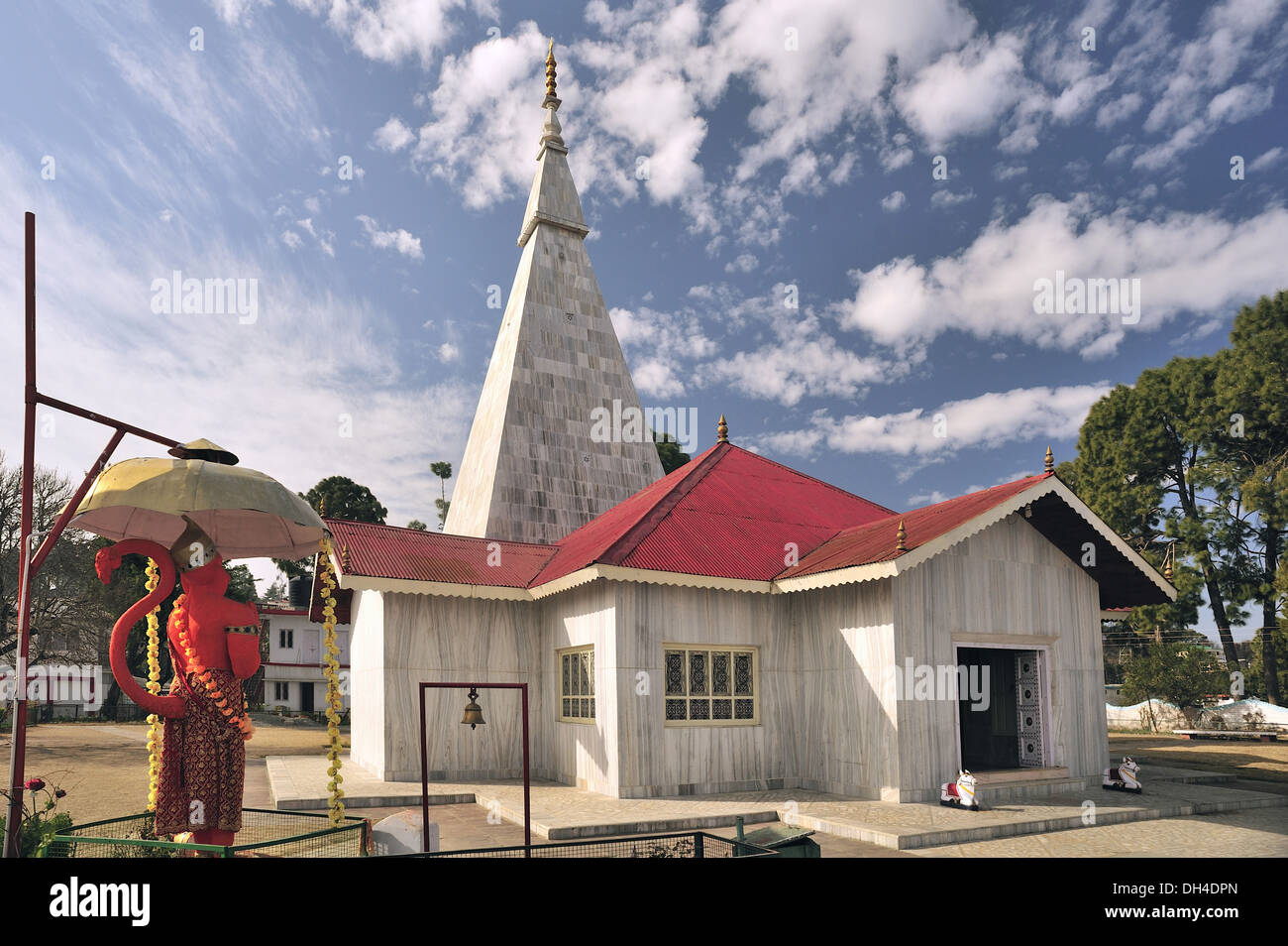 Haidakhan temple at chiliyanaula ranikhet almoda uttarakhand India Asia Stock Photo