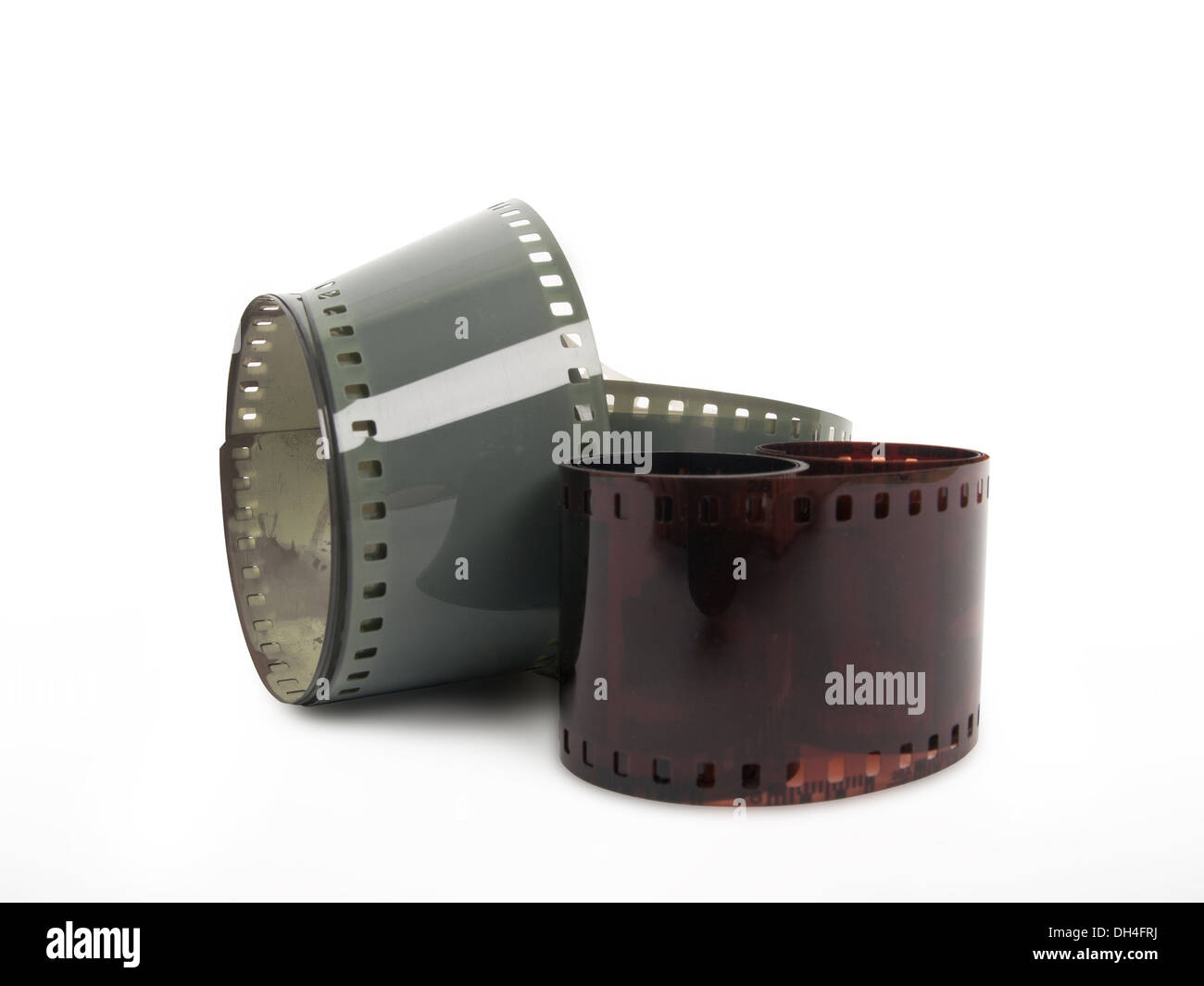 negative film strips isolated on white background Stock Photo Alamy