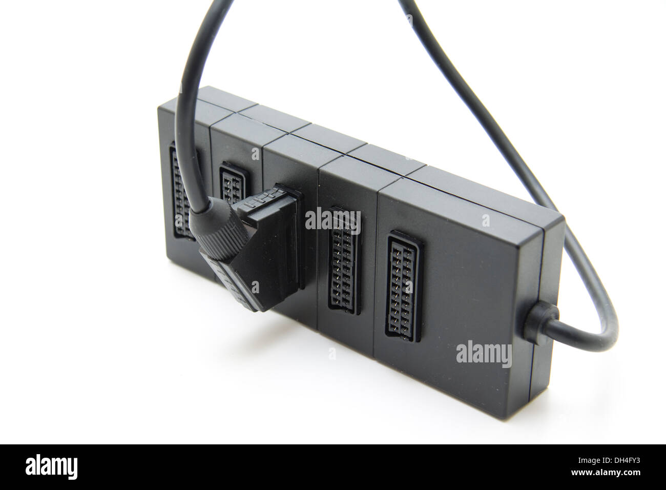 Tv scart connection Cut Out Stock Images & Pictures - Alamy