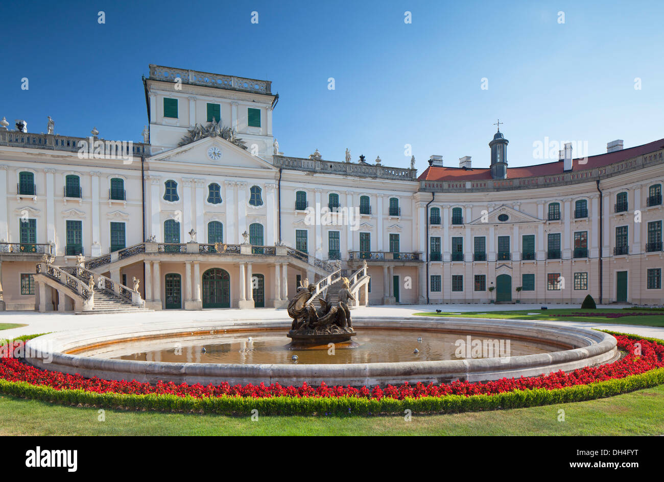 Esterhazy Palace, Fertod, Western Transdanubia, Hungary Stock Photo