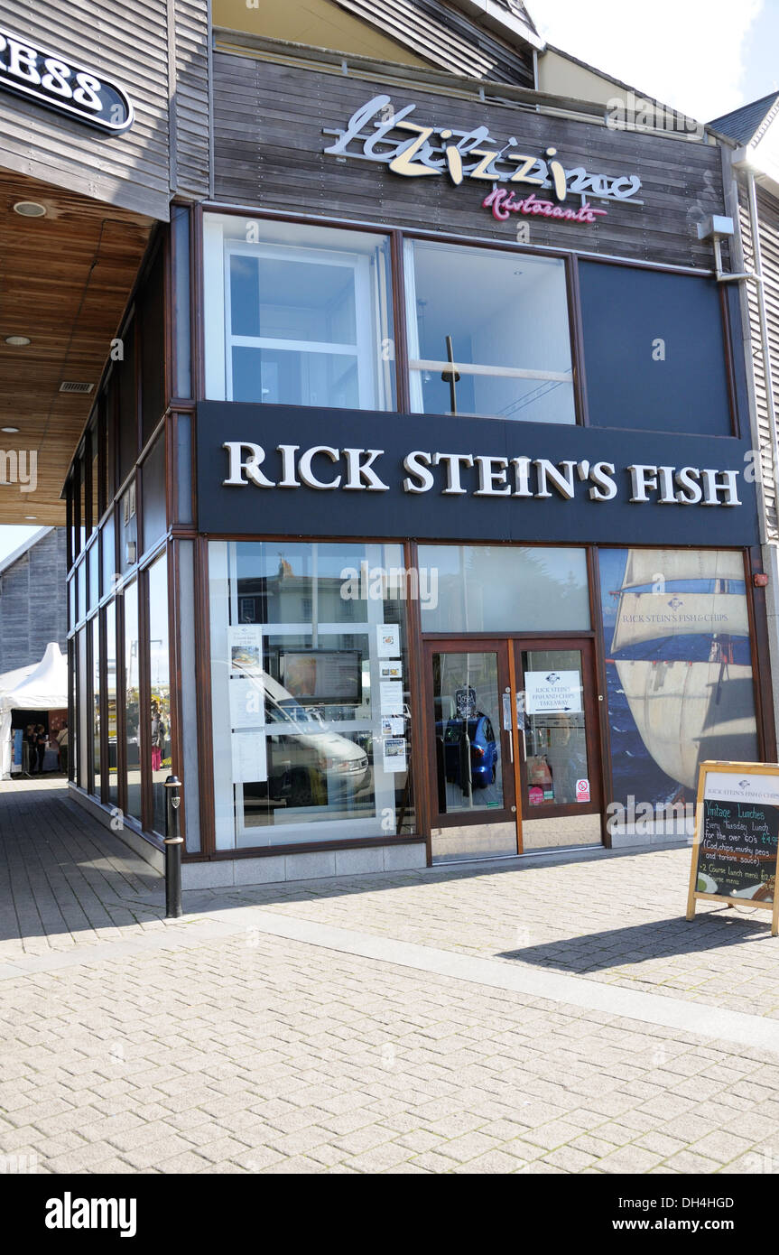 Rick Stein's Fish and Chip Shop in Falmouth, Cornwall Stock Photo - Alamy