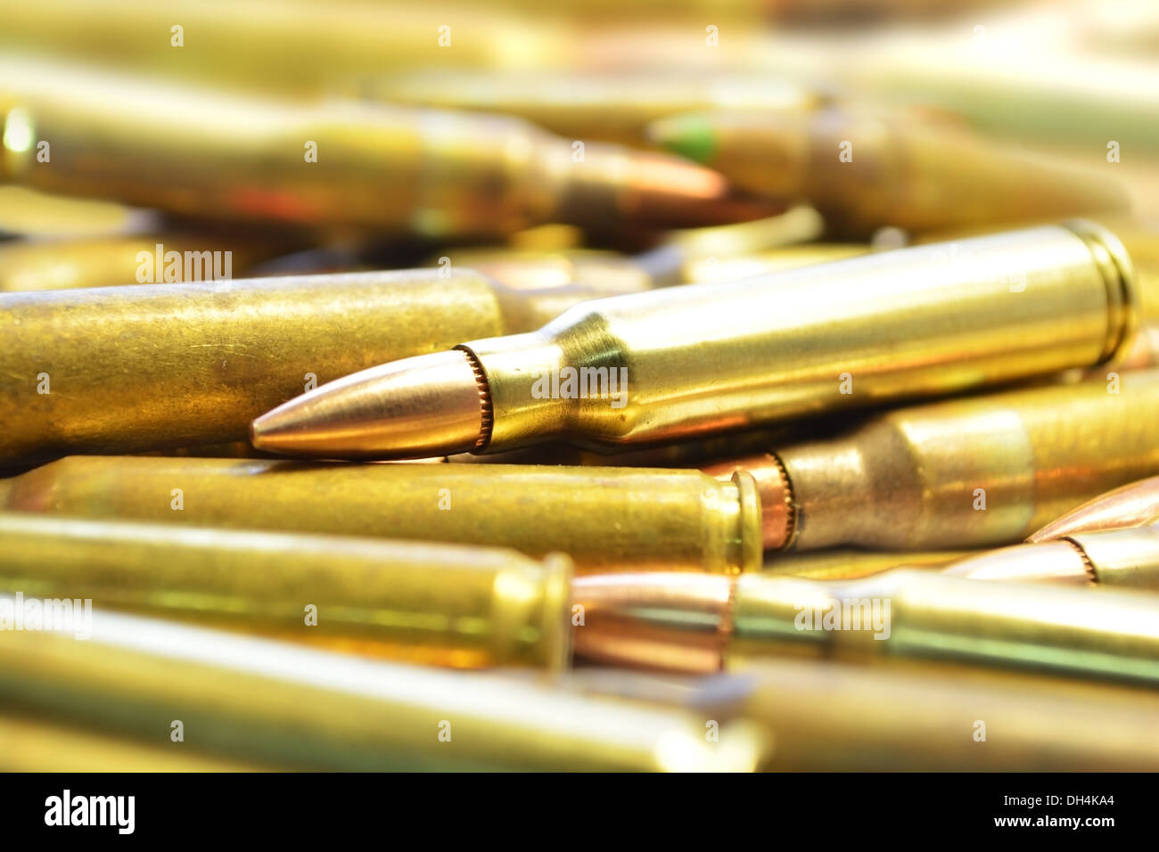 M16 Bullets Stock Photo