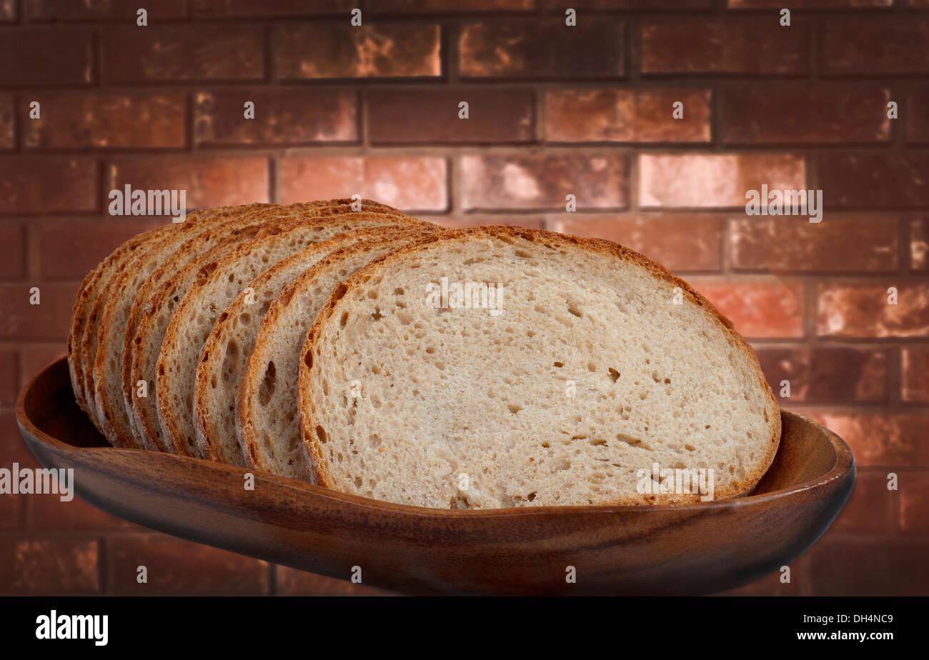 Bread round rye sourdough bread Stock Photo Alamy