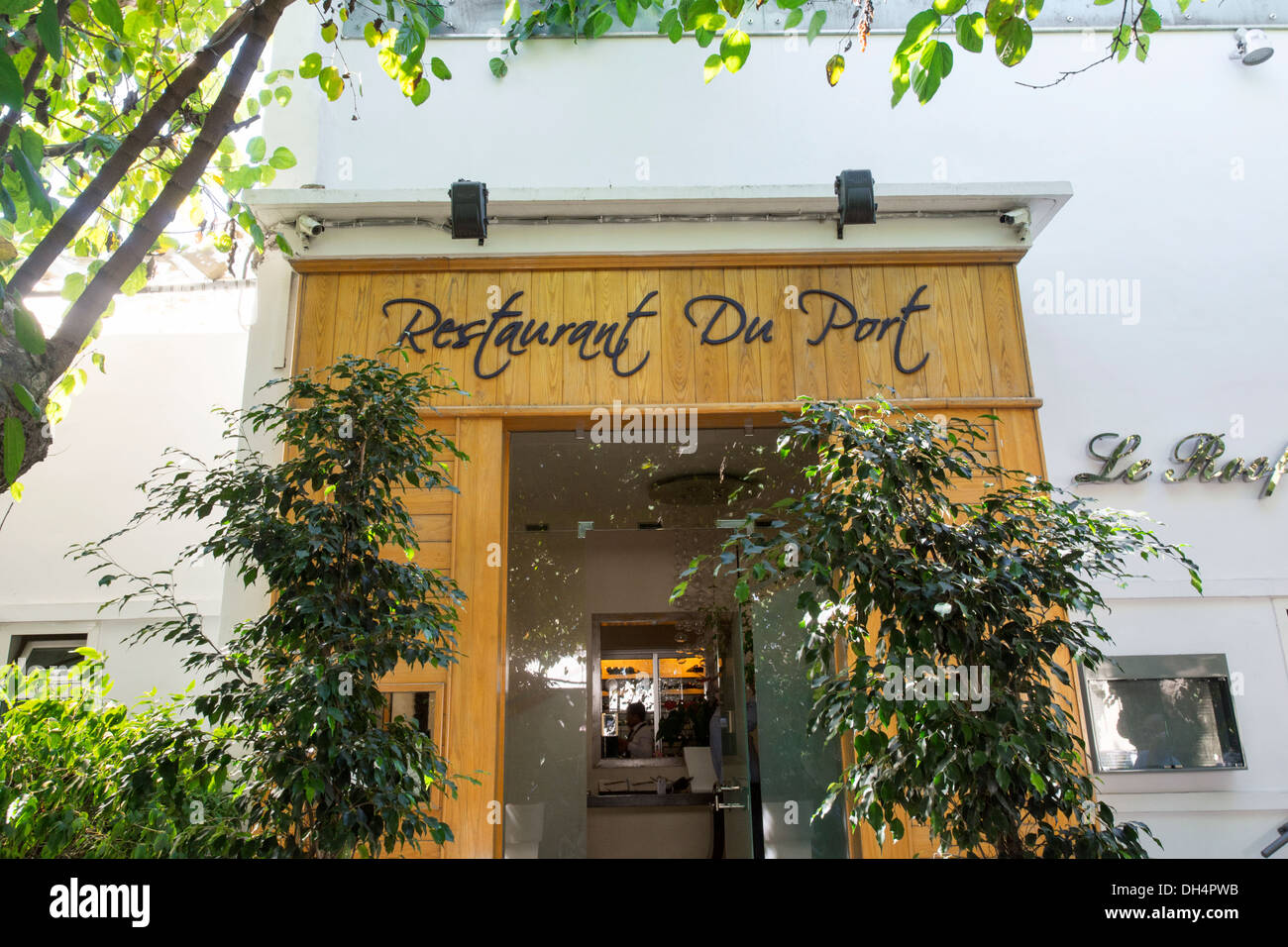 Fish Restaurant Du Port Mohammedia Morocco Stock Photo