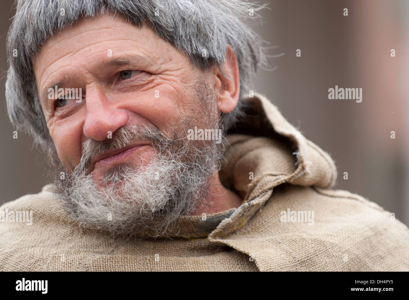 Portrait of man in habit Stock Photo