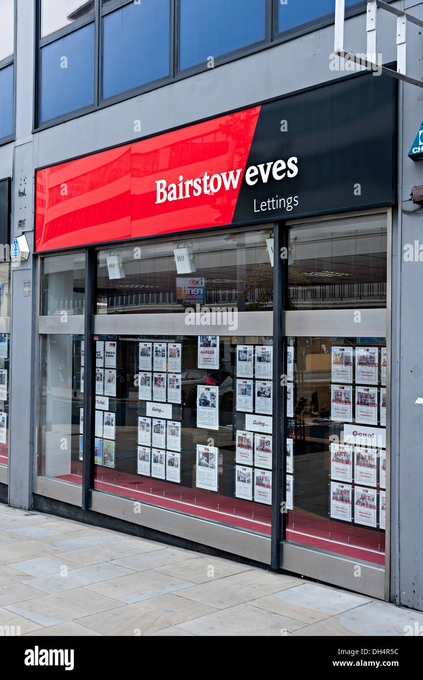 bairstow eves estate letting agent Nottingham Stock Photo Alamy