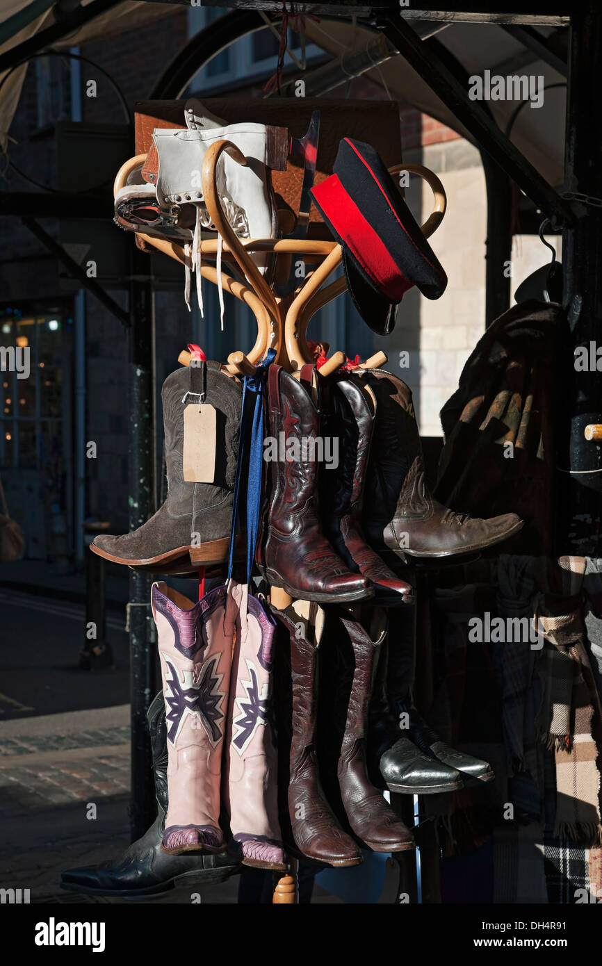 decorative western boot racks on Cowboy Boots Street High Resolution Stock Photography And Images Alamy