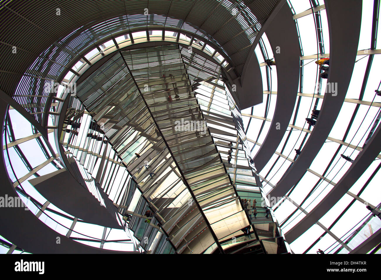 Reichstag Dome, Berlin, Germany, Europe. Stock Photo