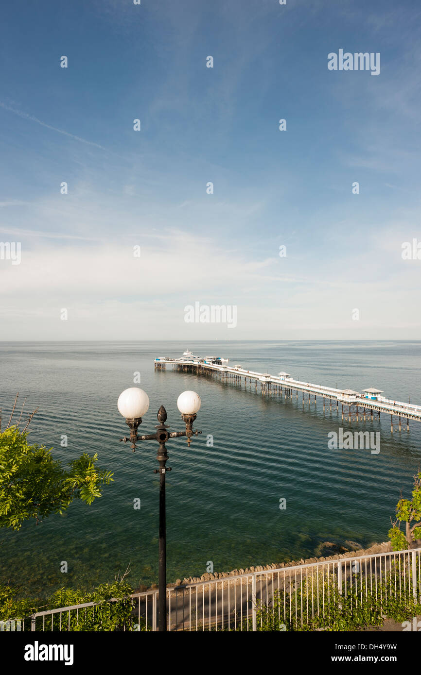Llandudno Pier-North wales. Stock Photo