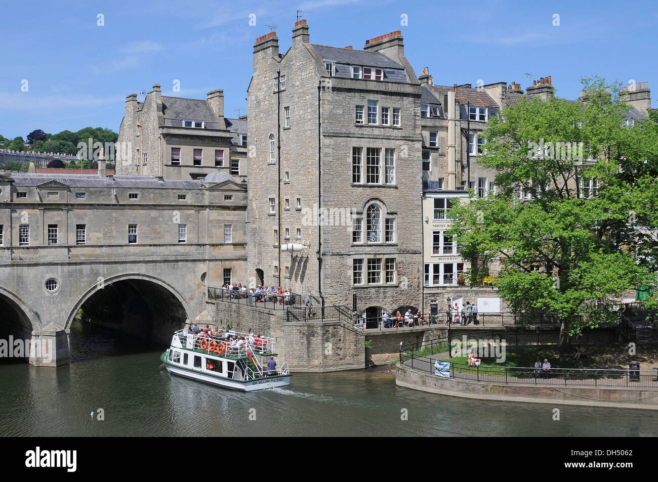 River Avon in Bath, England, United Kingdom, Europe Stock Photo