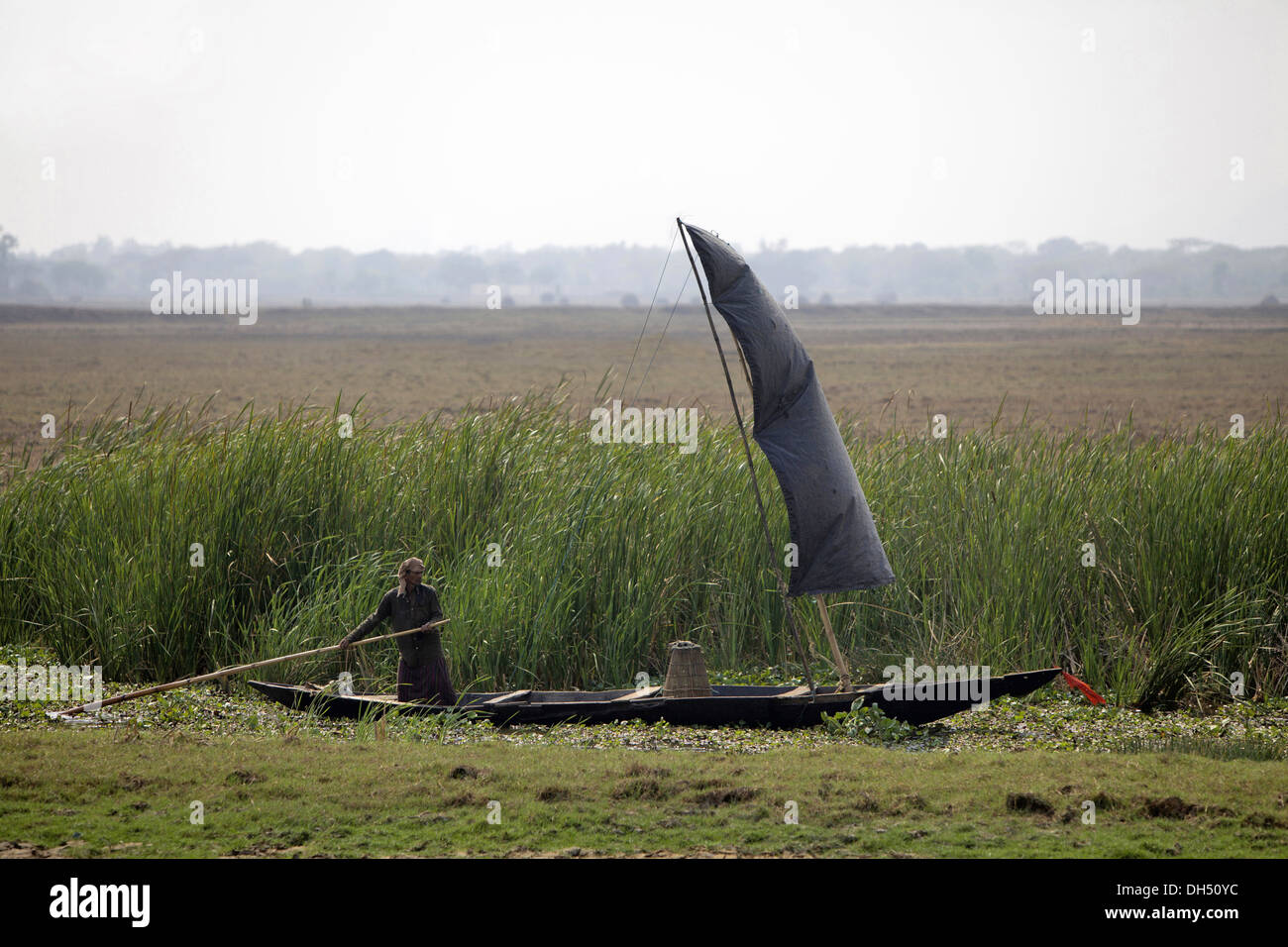 Fisherman in sailing boat hi-res stock photography and images - Alamy