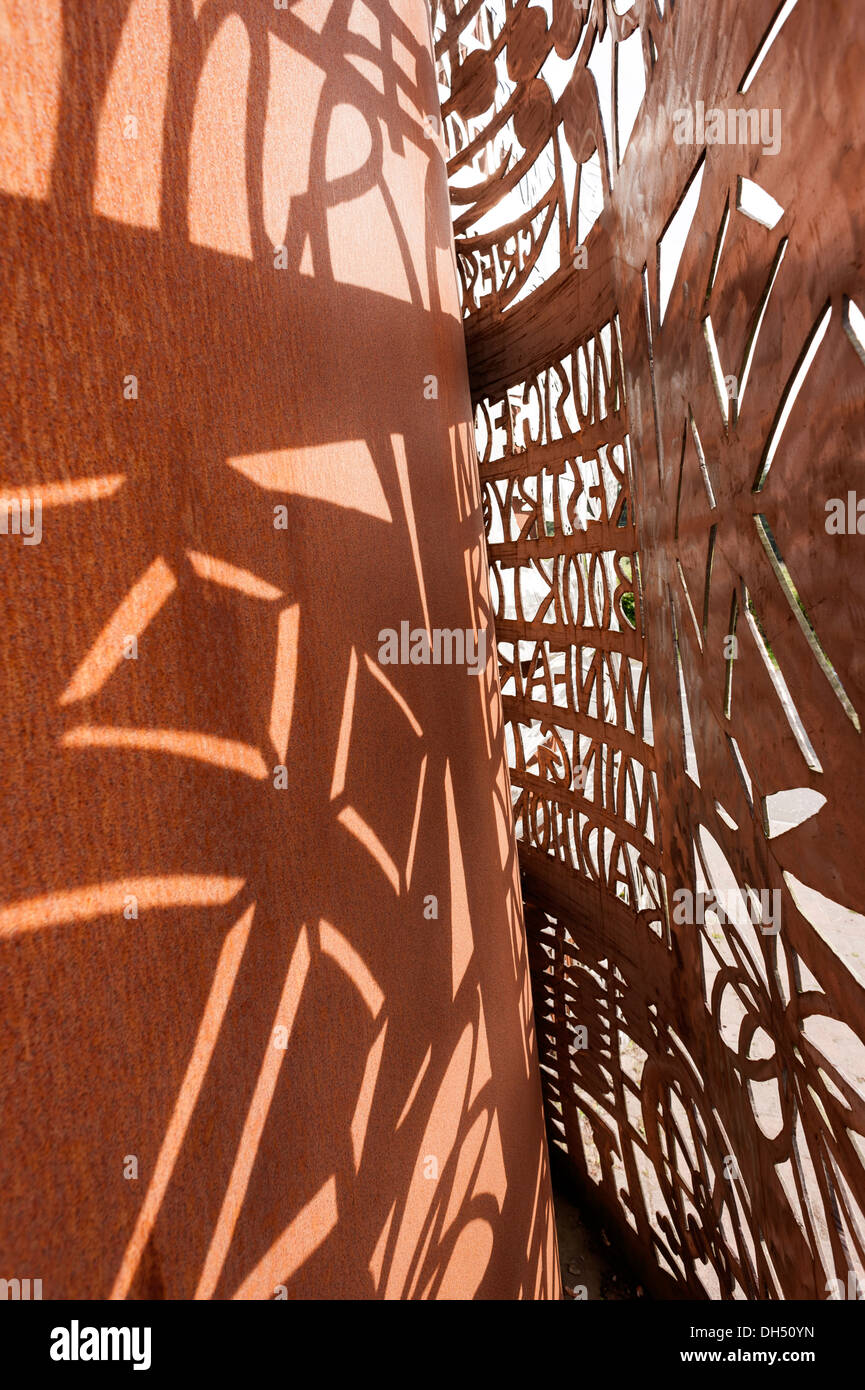 Dallmellington Sculpture-Ayrshire Stock Photo