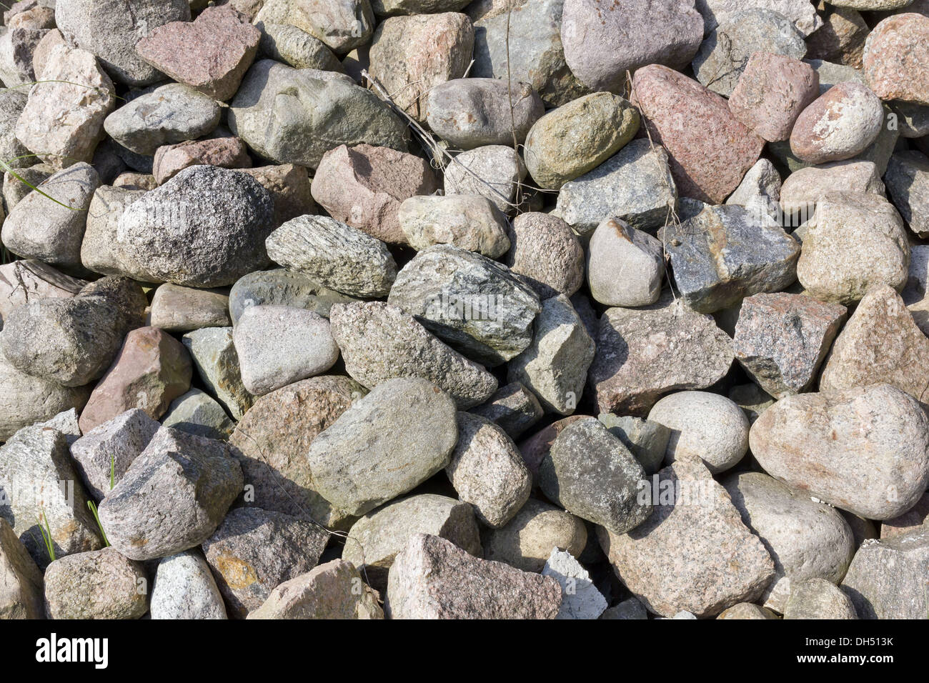 granite cobble-stones Stock Photo