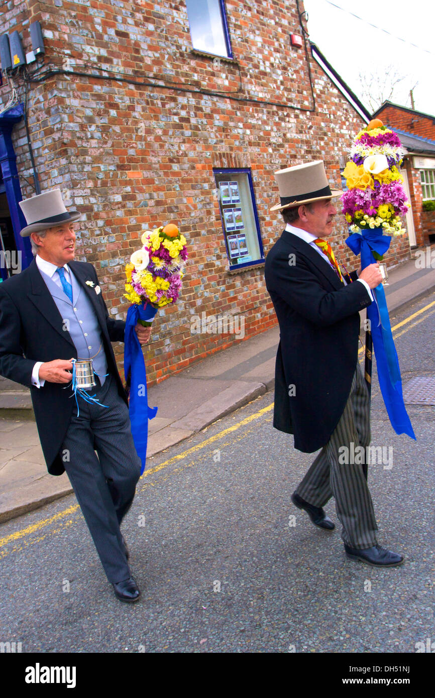 Tutti Men, Tutti Day, Traditional Annual Hocktide Festival, Hungerford, Berkshire, England Stock Photo