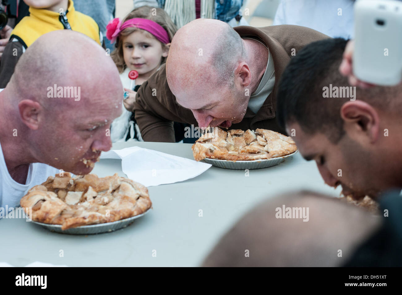 Pie eating contest hires stock photography and images Alamy