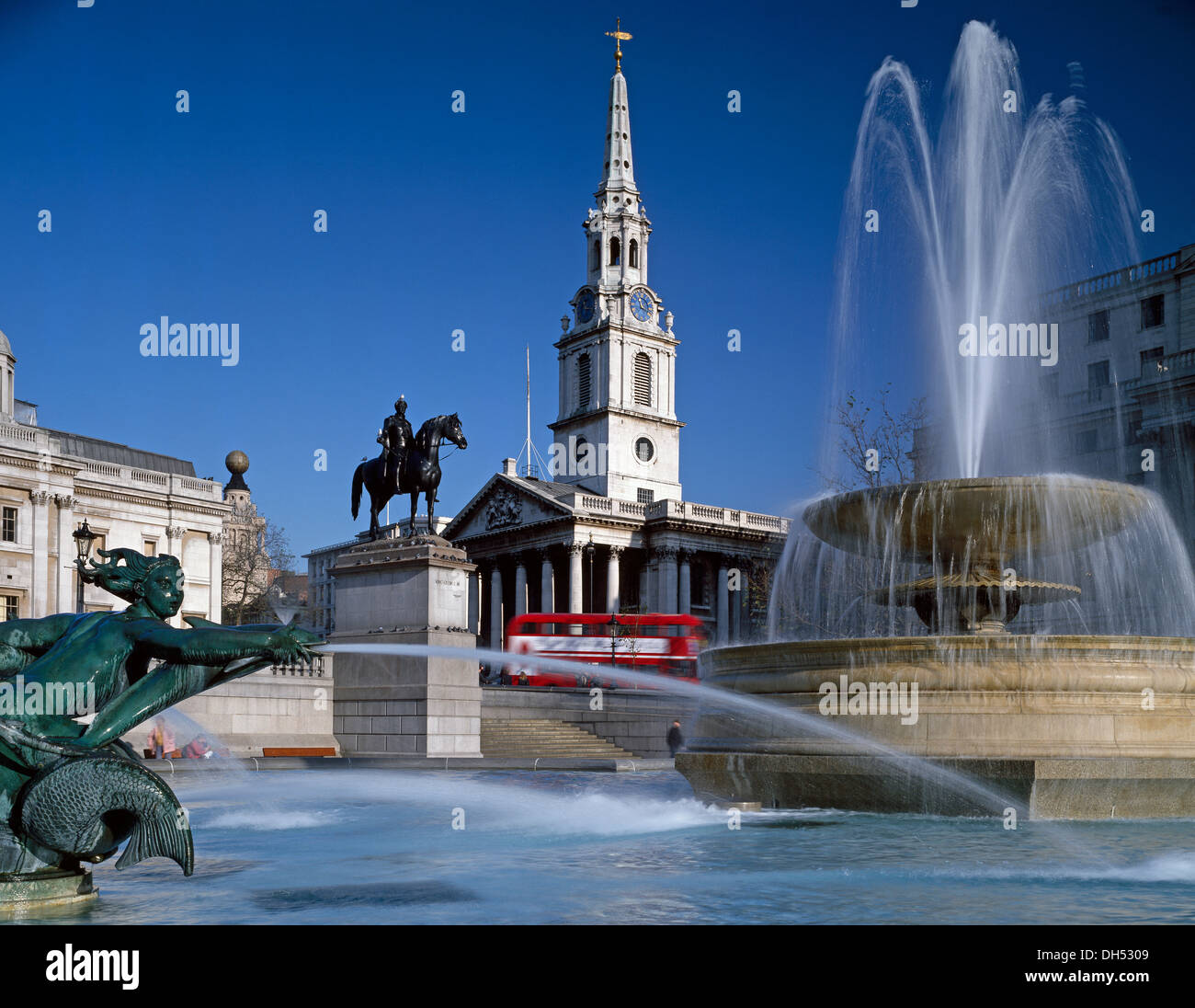 Trafalgar Square, London, England, UK Stock Photo - Alamy