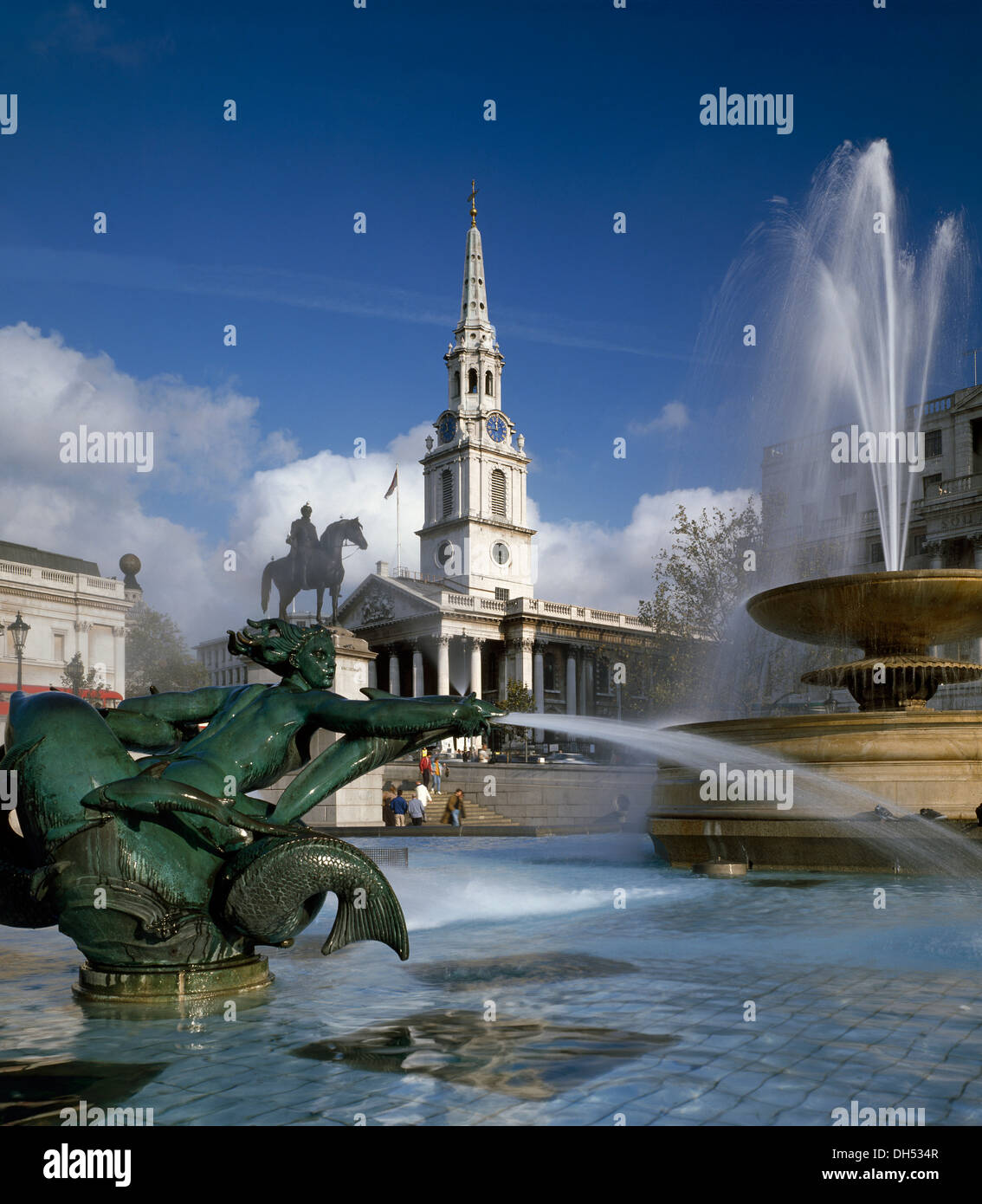 Trafalgar Square, London, England, UK Stock Photo - Alamy