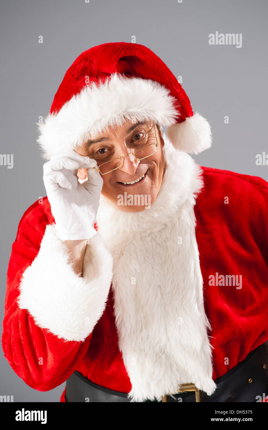 Smiling Santa Claus Stock Photo