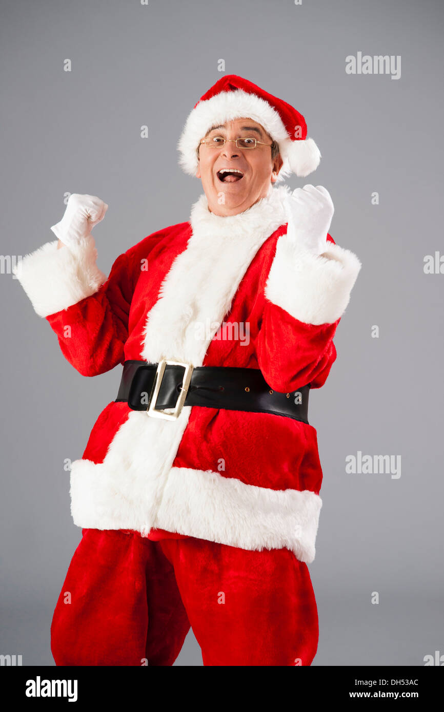 Cheering santa claus hi-res stock photography and images - Alamy