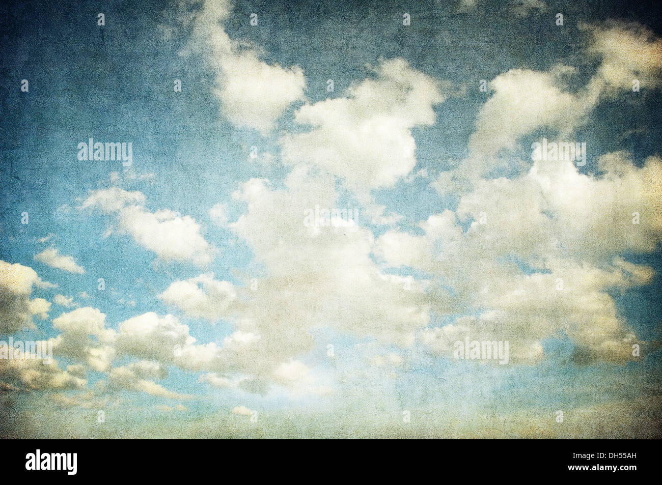 retro image of cloudy sky Stock Photo - Alamy