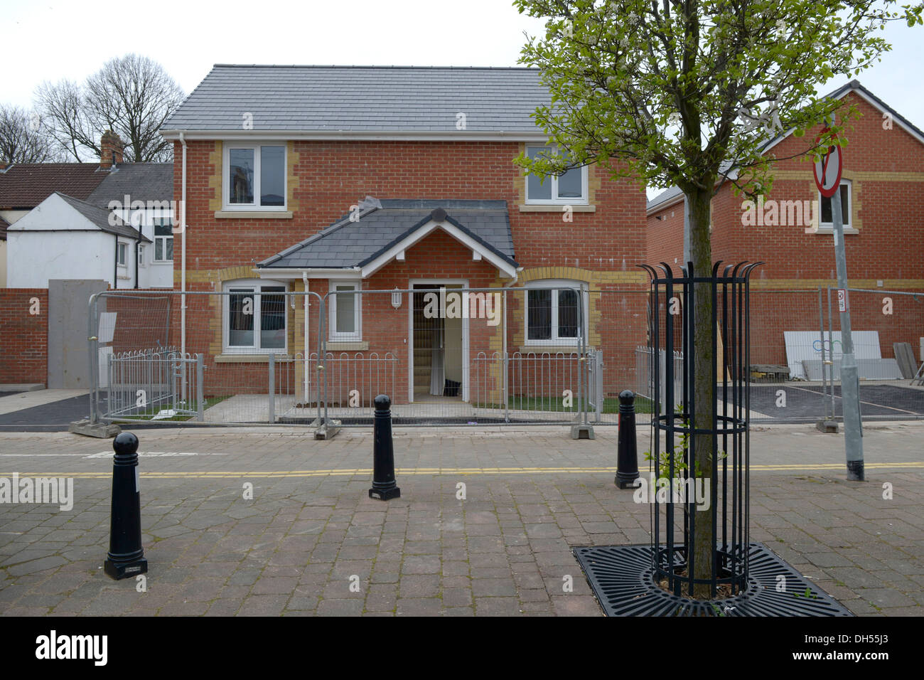 Housing development in Adamsdown Cardiff, small affordable homes and Improvements to the open