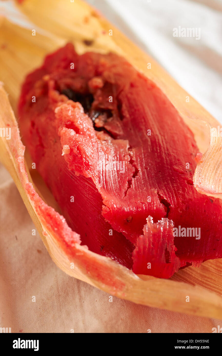 Mexican Sweet Tamale Stock Photo