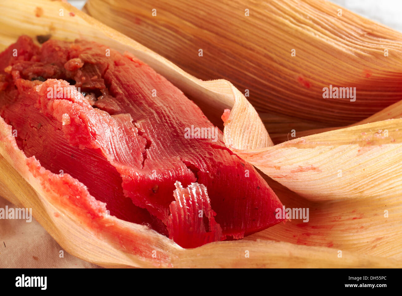 Mexican Sweet Tamale Stock Photo